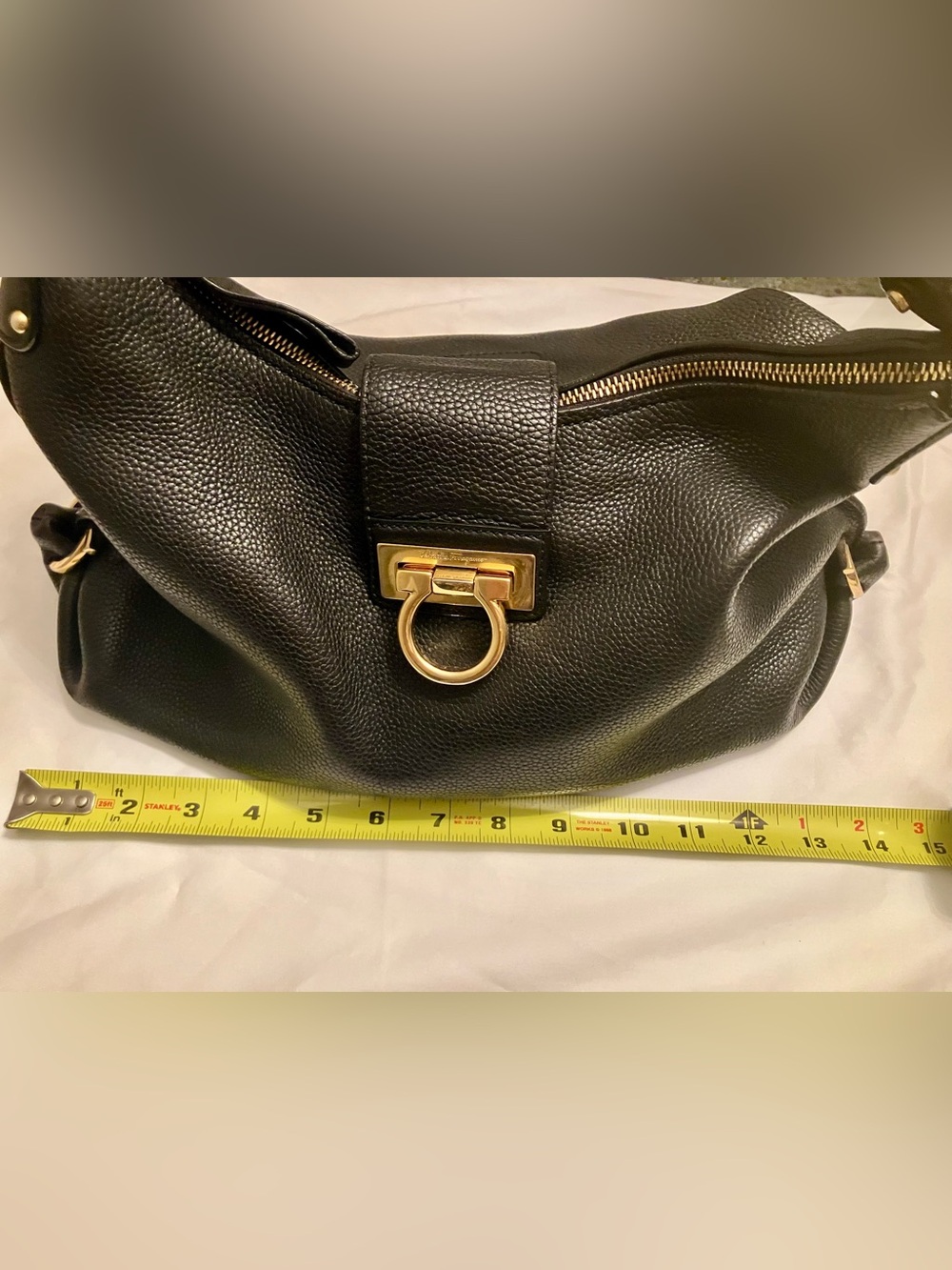 Salvatore Ferragamo Soft Leather Shoulder Bag - Picture 15 of 15